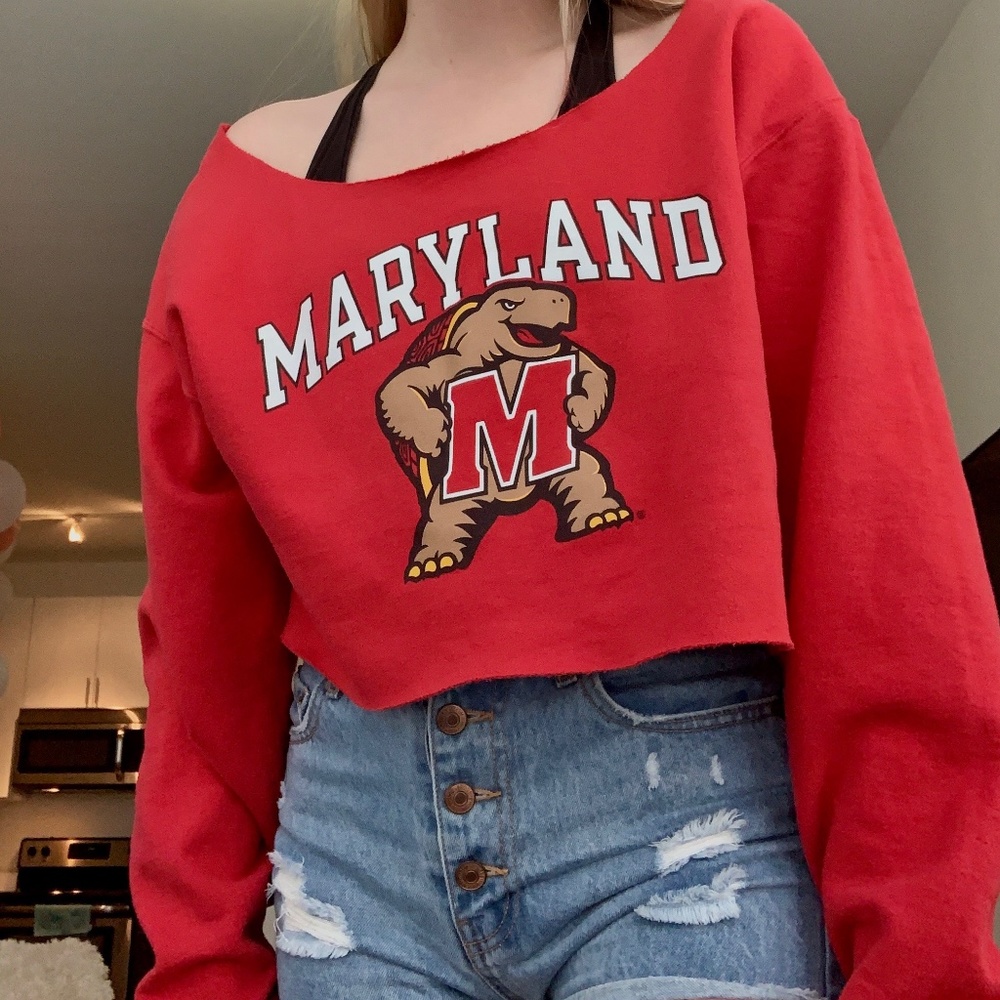 University of Maryland Crop Top Sweater - UMD